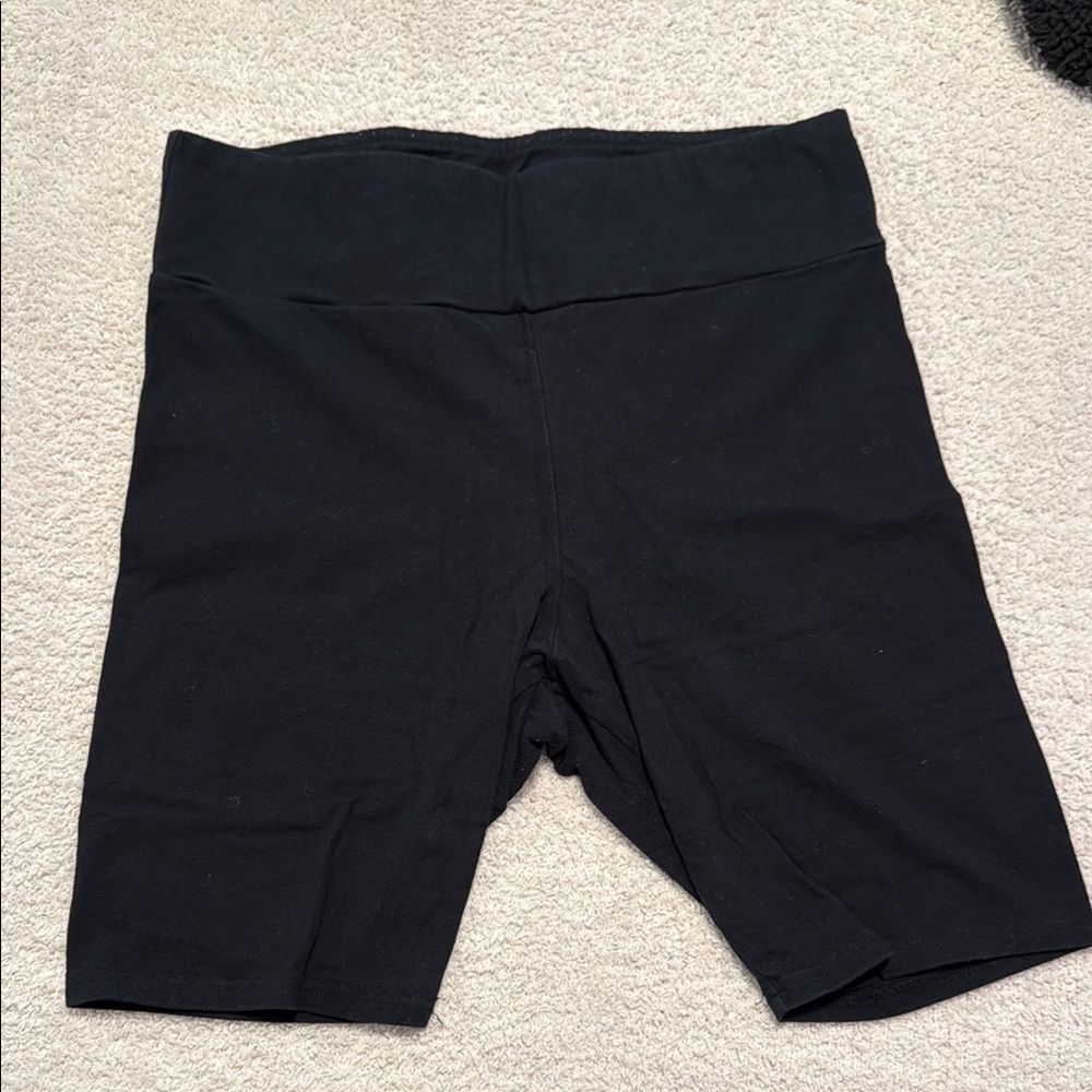 Wild Fable Black Bike Shorts High Waist Stretchy